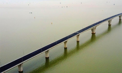  Trải nghiệm cầu vượt biển dài nhất Việt Nam từ trên cao