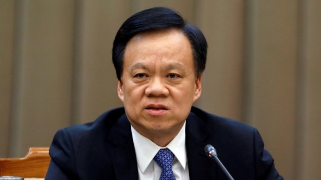 Ông Trần Mẫn Nhĩ là người thân tín của Chủ tịch Tập Cận Bình. Ảnh: Reuters.