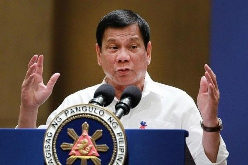 Tổng thống Philippines Rodrigo Duterte.