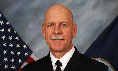 Tư lệnh Hạm đội Thái Bình Dương Mỹ, Đô đốc Scott Swift. Ảnh: AP.