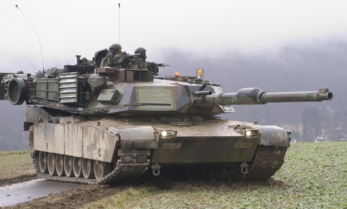  Xe tăng chiến đấu chủ lực M1 Abrams của Mỹ. Ảnh: TQN.
