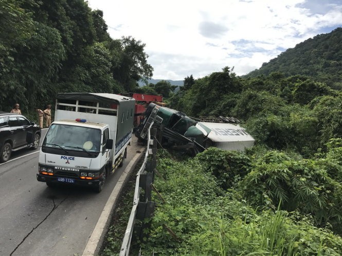 Một vụ tai nạn ở Bảo Lộc.