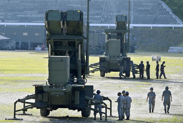 Hệ thống PAC-3 được triển khai tại Kochi, Nhật Bản. Ảnh: Reuters.