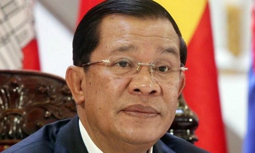 Thủ tướng Campuchia Hun Sen. Ảnh: AFP.
