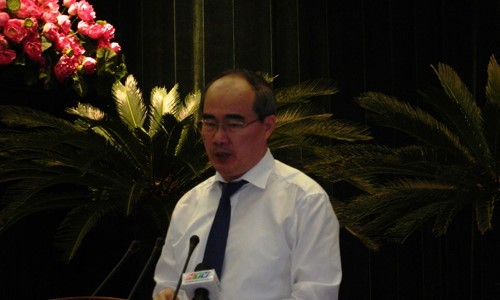 ông Nguyễn Thiện Nhân, Ủy viên Bộ Chính trị, Bí thư Thành uỷ TPHCM