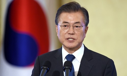 Tổng thống Hàn Quốc Moon Jae-in. Ảnh: Reuters.