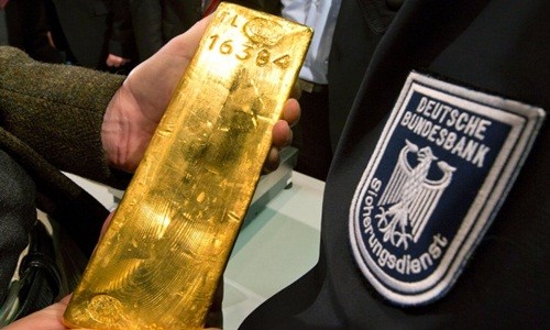 Đức đã cất hơn 700 tấn vàng thỏi ở nước ngoài. Ảnh: AFP