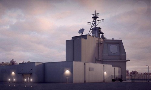 Một hệ thống phòng thủ tên lửa trên mặt đất Aegis Ashore của Mỹ. Ảnh: Navy.mil.