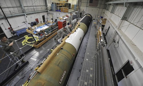 GBSD sẽ thay thế các tên lửa Minuteman III của Mỹ hiện nay. Ảnh: Breaking Defense.