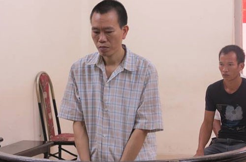 Vương Văn Hải tại phiên tòa sơ thẩm.