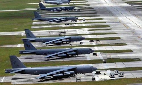 Căn cứ không quân Andersen của Mỹ tại Guam. Ảnh: USAF.