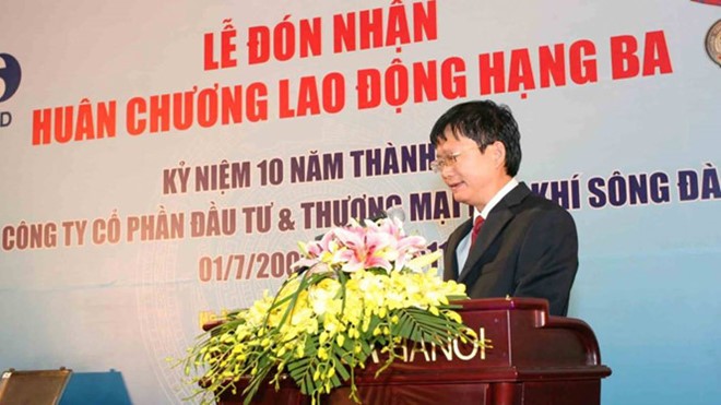 Ông Đinh Mạnh Thắng, em trai ông Đinh La Thăng. Ảnh: PVSD.VN.