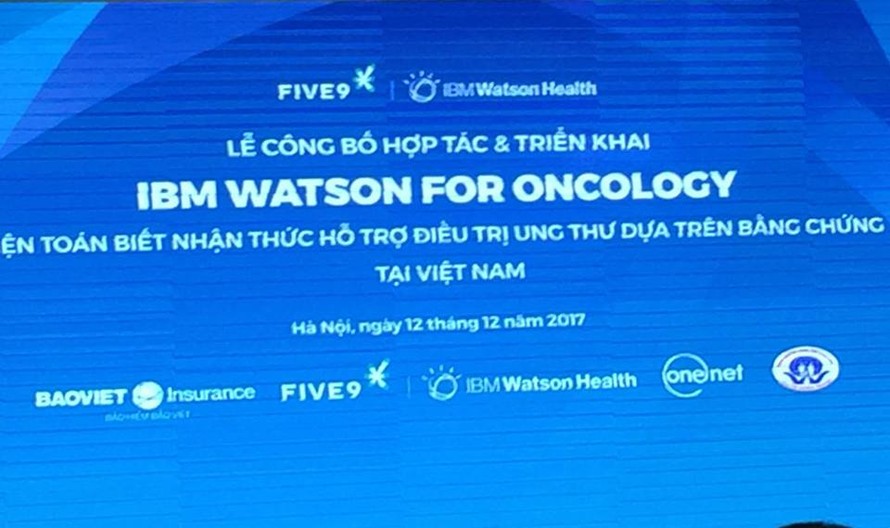 Triển khai công nghệ IBM hỗ trợ cho điều trị ung thư tại Việt Nam