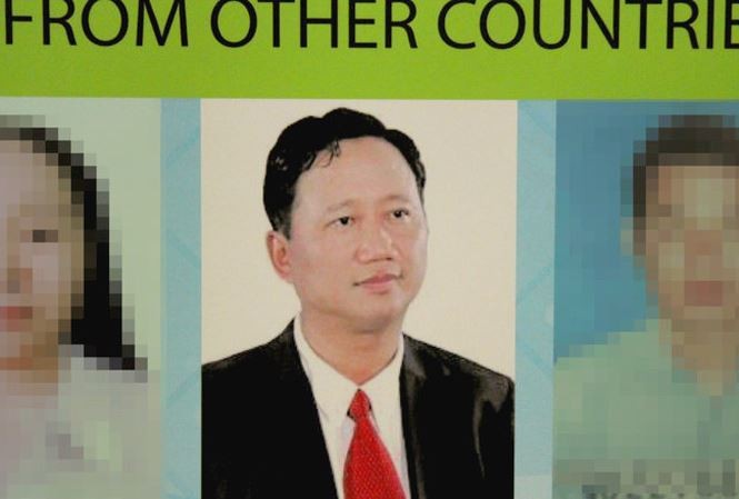 Bị can Trịnh Xuân Thanh trong danh sách truy nã của Interpol năm 2016
