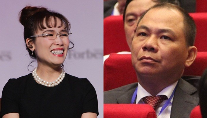 Ông Phạm Nhật Vượng, bà Nguyễn Thị Phương Thảo tăng hạng chóng mặt trong danh sách người giàu nhất thế giới