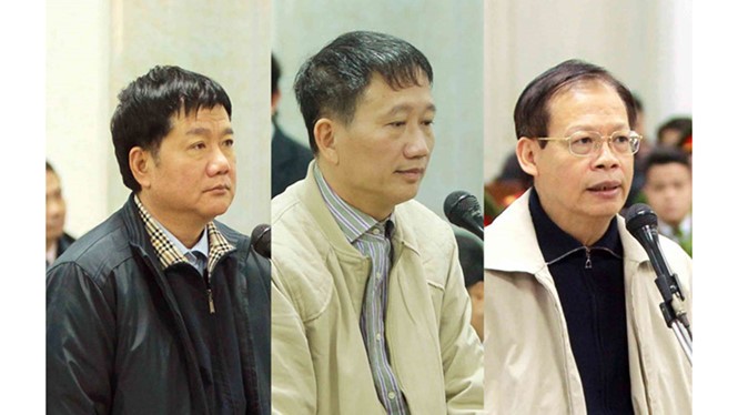 Các bị cáo Đinh La Thăng, Trịnh Xuân Thanh, Phùng Đình Thực không được đề nghị giảm án