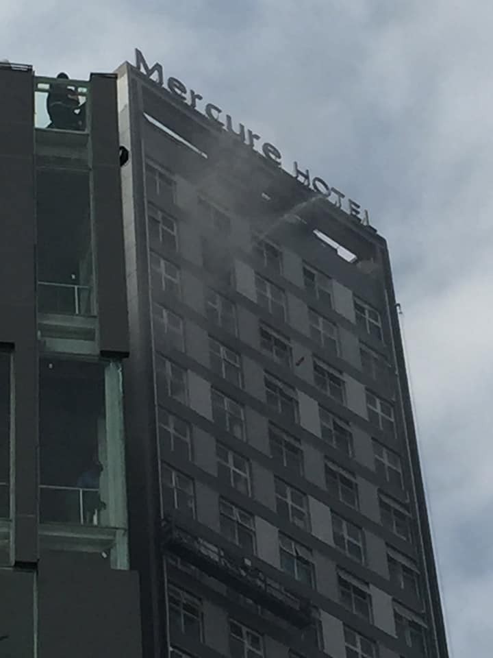  Cháy tòa nhà cao nhất tại đường Lạch Tray, Hải Phòng