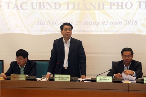 Chủ tịch UBND TP Hà Nội Nguyễn Đức Chung