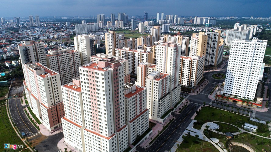 Hàng nghìn căn hộ trong khu tái định cư Bình Khánh (quận 2) được xin chuyển đổi thành nhà ở thương mại. Ảnh: Lê Quân.