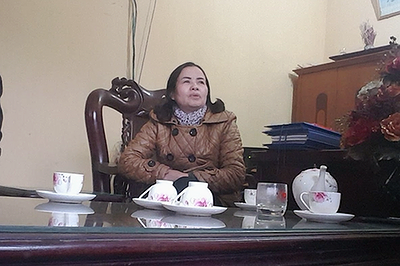 Bà Trần Thị Yến – Hiệu trưởng trường THCS Mỹ Lương (huyện Chương Mỹ, Hà Nội)