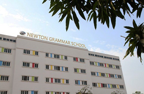 Trường Tiểu học - THCS - THPT Newton ở Bắc Từ Liêm, Hà Nội. Ảnh: Thùy Linh