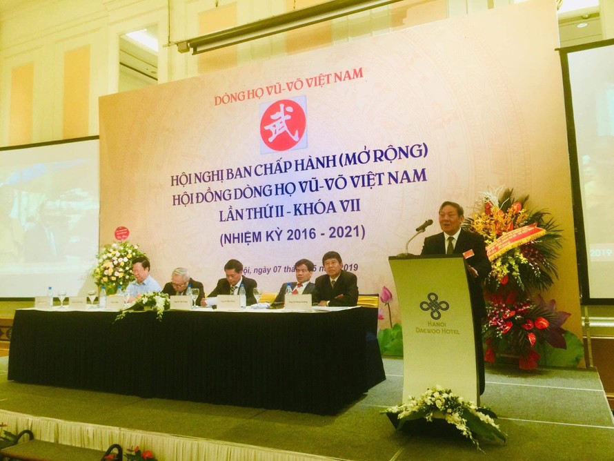 Ông Vũ Mão được bầu làm Chủ tịch Hội đồng Dòng họ Vũ Võ Việt Nam