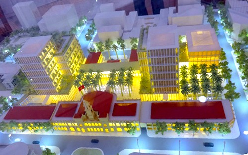 Phương án thiết kế Trung tâm hành chính TP HCM được lãnh đạo thành phố chọn hồi năm ngoái. 