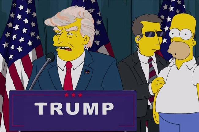 Donald Trump là tổng thống Mỹ trong phim hoạt hình phát sóng năm 2000. 