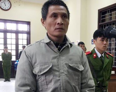 Bị cáo Lưu Văn Trọng khai nhận toàn bộ hành vi phạm tội trước tòa.