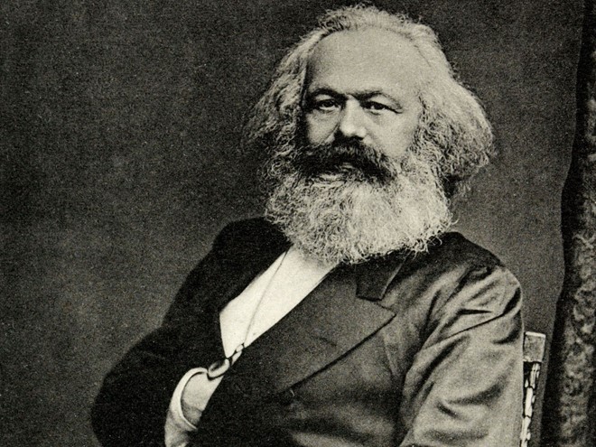 Chân dung nhà tư tưởng Karl Marx ở ngoài đời thực. Ảnh: Desktopas.