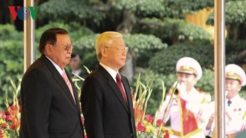 Tổng bí thư Nguyễn Phú Trọng thăm chính thức Lào