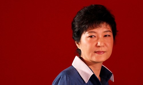 Tổng thống Hàn Quốc Park Geun-hye. Ảnh: Reuters