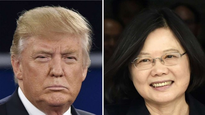 Sau cuộc gọi với lãnh đạo Đài Loan, Trump tỏ ý dùng chính sách "Một Trung Quốc" để mặc cả với Bắc Kinh trong nhiều vấn đề. Ảnh: SCMP.
