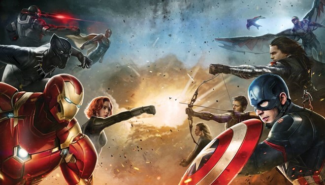 Captain America: Civil War hiện là tác phẩm điện ảnh ăn khách nhất 2016, và là một trong nhiều thắng lợi kể từ đầu năm của Disney. Ảnh: Disney.