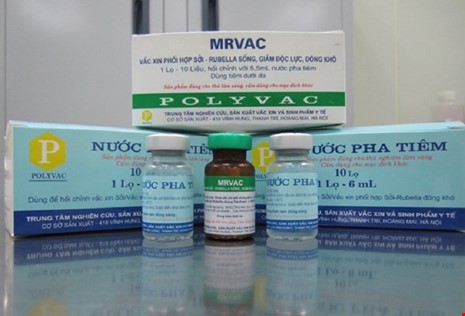  Vaccine phối hợp sởi-rubella. (Ảnh: PV/Vietnam+)