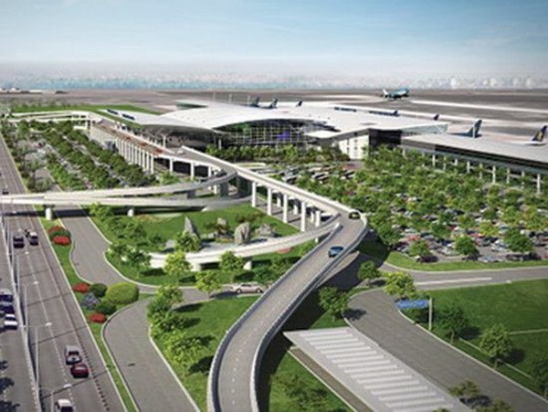 Phối cảnh dự án sân bay Long Thành. 