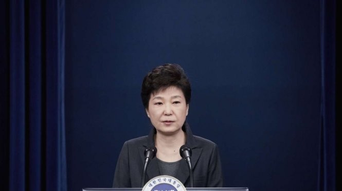 Tổng thống Hàn Quốc Park Geun-hye đang bị tạm treo quyền - Ảnh: Reuters