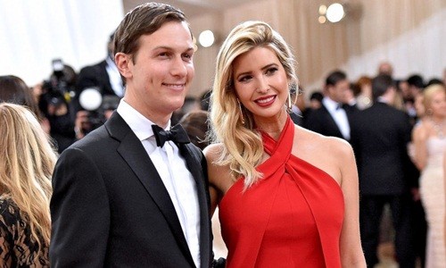 Hai vợ chồng Ivanka Trump và Jared Kushner. Ảnh: AFP