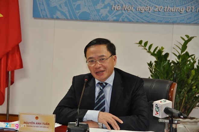 Ông Nguyễn Anh Tuấn, Cục trưởng Cục Điều tiết Điện lực (Bộ Công Thương).
