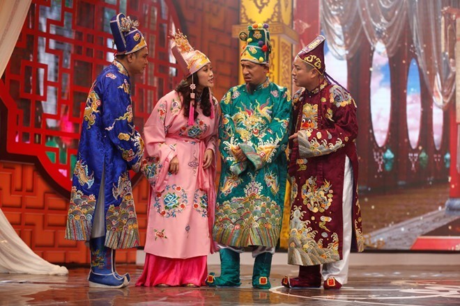 Bốn nghệ sĩ đảm nhận vai Táo vẫn là Tự Long, Vân Dung, Chí Trung và Quang Thắng. Ảnh: VFC.