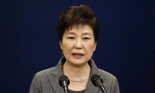 Tổng thống Hàn Quốc Park Geun-hye. Ảnh: Reuters