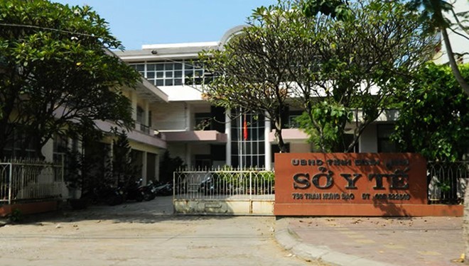 Trụ sở Sở Y tế Bình Định. 