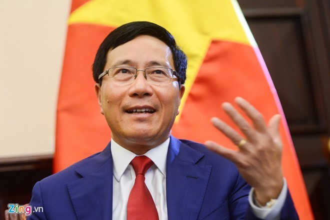 Phó thủ tướng, Bộ trưởng Ngoại giao Phạm Bình Minh. 