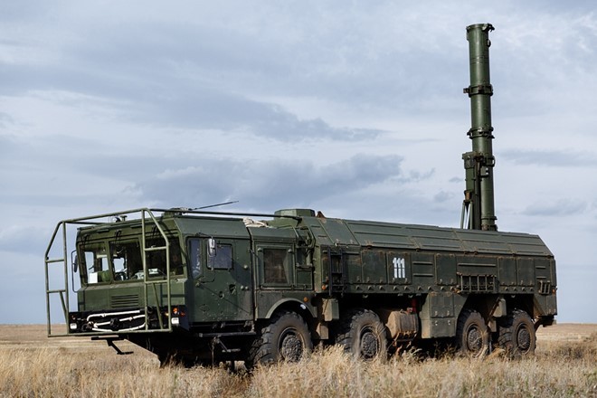 Phiên bản tên lửa hành trình tấn công mặt đất Iskander-M. Ảnh: Russian Force