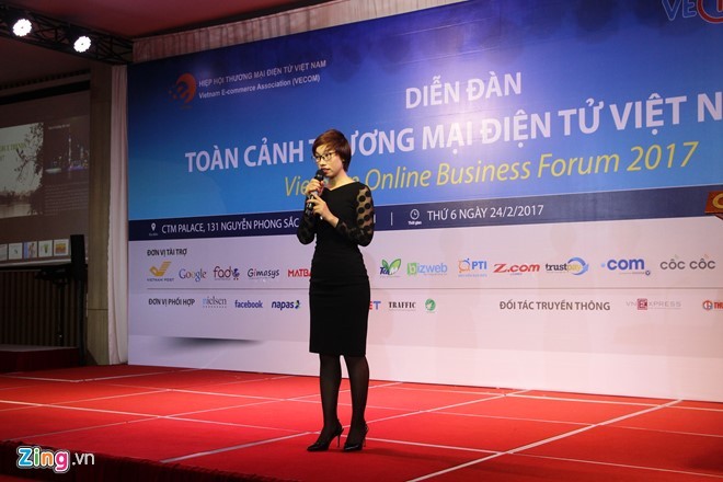Đại diện Google tại Việt Nam đưa ra các con số về nghiên cứu thị trường TMĐT. 