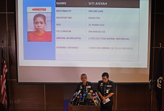 Cảnh sát Malaysia công bố thông tin về nghi phạm người Indonesia trong vụ sát hại công dân Triều Tiên được cho là Kim Jong Nam.