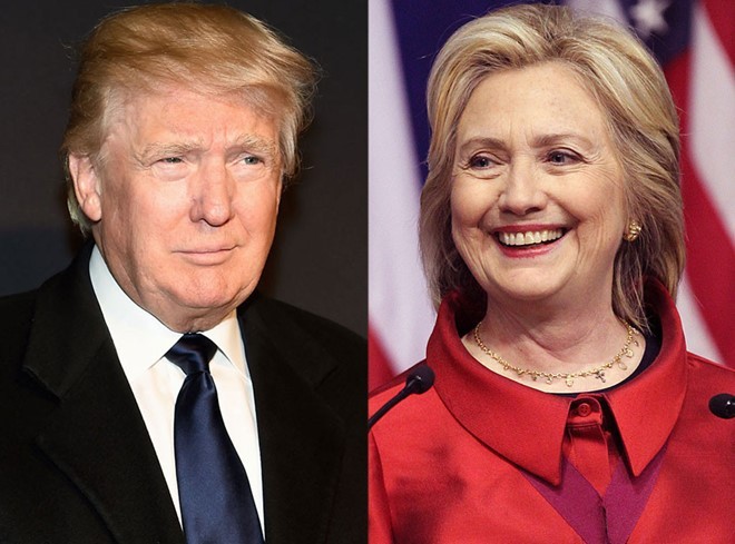 HBO làm phim tái hiện cuộc tranh cử Tổng thống giữa Donald Trump và Hillary Clinton. Ảnh: AFP/Getty Images. 