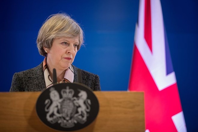 Thủ tướng Anh Theresa May đặt thời hạn cuối tháng 3 để chính thức thông báo với EU về ý định rời khỏi liên minh của nước này. Ảnh: AFP.