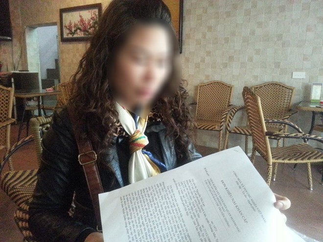 Gia đình bé ở quận Hoàng Mai (Hà Nội) tố cáo việc con mình bị xâm hại tình dục. Ảnh: Vietnamnet.