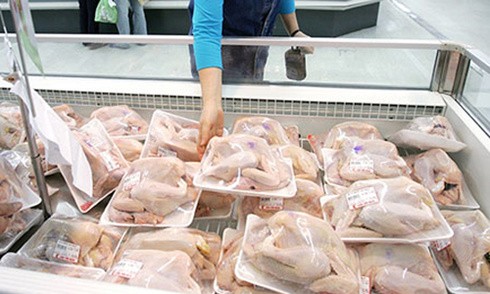 Hơn 15.000 đồng một kg đùi gà Mỹ nhập về Việt Nam